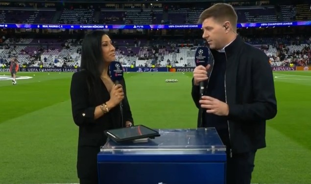 奇异果体育-杰拉德：皇马球员到了欧冠就能提升表现，预测主场2-1拜仁